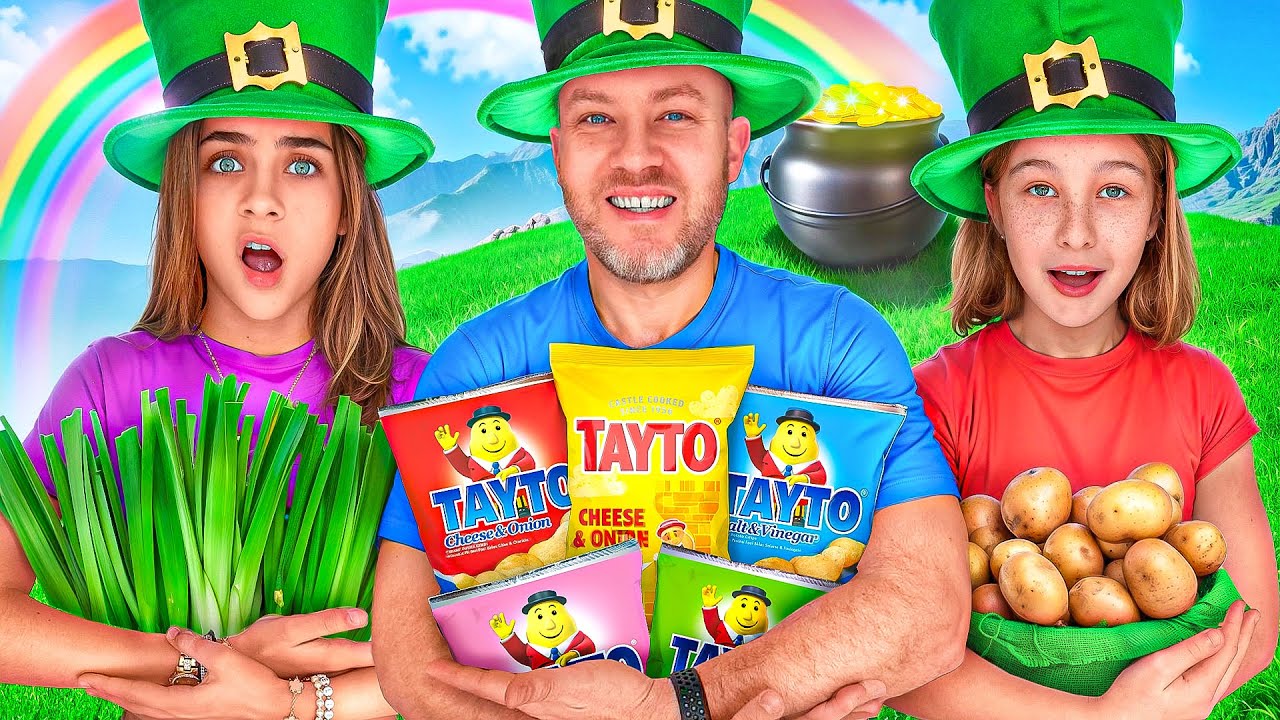 EATING only IRISH FOOD for St Patricks Day ☘️💚🇮🇪