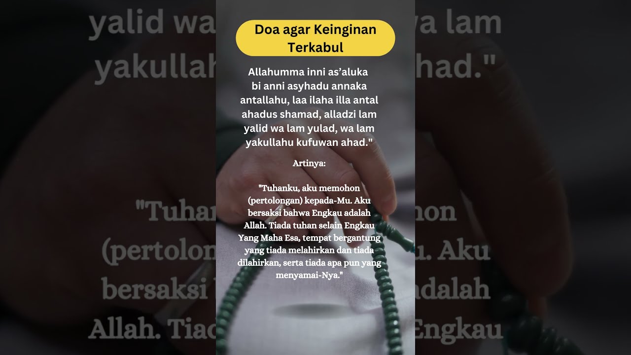 Doa agar keinginan terkabul#cittochannel#