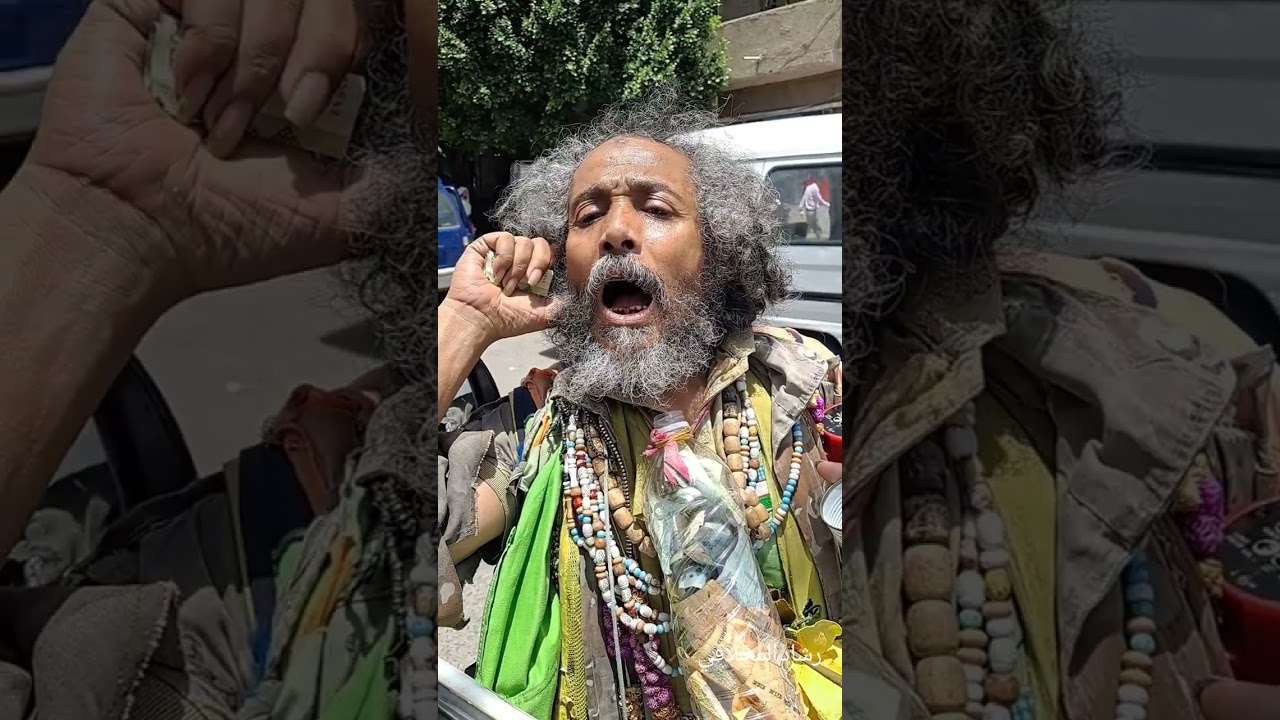صاحبي احد المختلين في شوارع تعز اليمن  يقول كلام درر  احسن من العقال