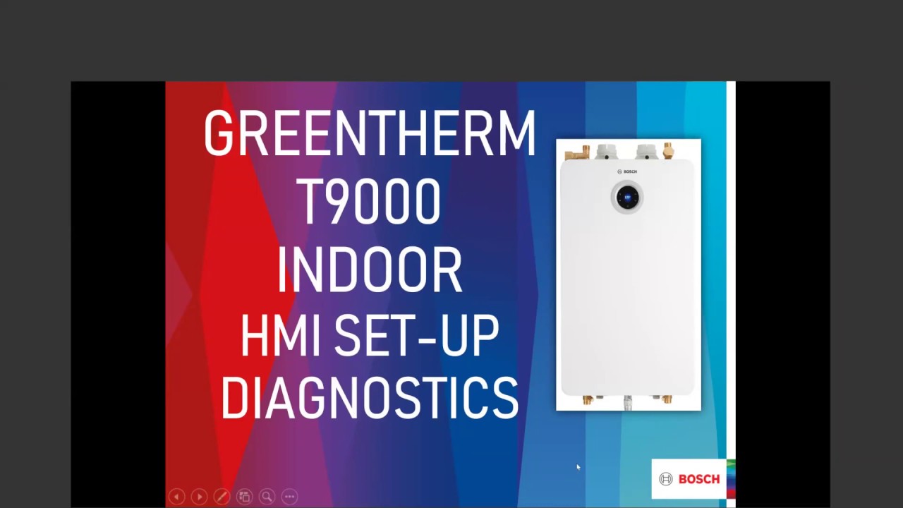 Элементы управления Bosch Greentherm 9000 HMI