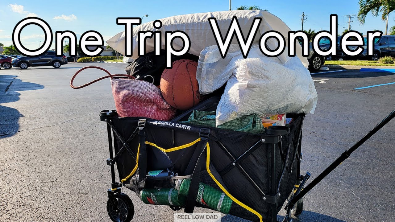 ЛУЧШАЯ тележка для почти всего || НОВАЯ складная тележка Gorilla Carts