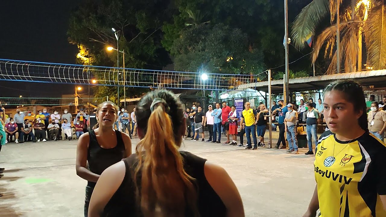 ECUAVOLEY/ARLETT/MARIA/GENESIS VS GUAYAQUIL FULL ACCIÓN TERMINA EN POLEMICA