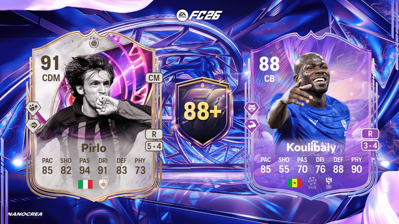 PIRLO INSANO POR DME BARATO + KOULIBALY 88 EM DME!!!🔥 EAFC 26 ULTIMATE TEAM