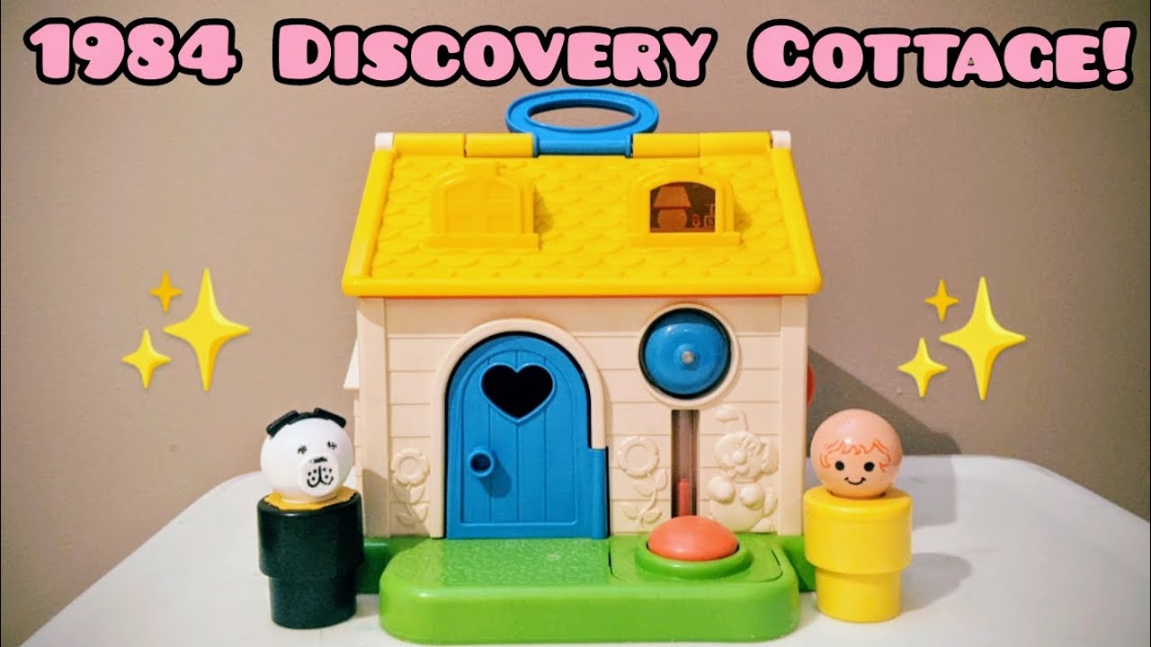So many little secrets in this toy! 😍 1980s Fisher Price Discovery Cottage ✨ ASMR