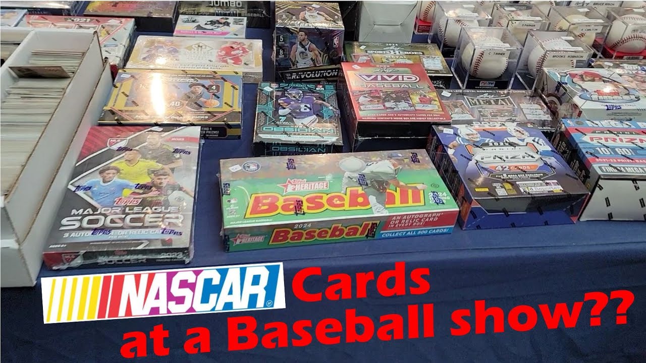 Can I find NASCAR cards at my local card show?