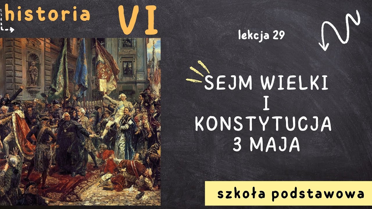 Historia 6 [Lekcja29 - Sejm Wielki i Konstytucja 3 maja]