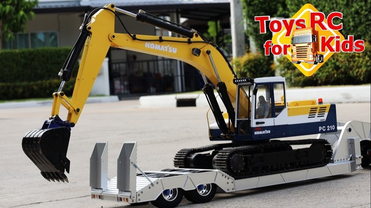 RC trucks, tractors and HEAVY MACHINES! /สนามสุขสวัสดิ์ 30/RC Construction