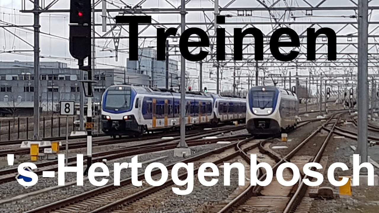 Treinen op station 's-Hertogenbosch