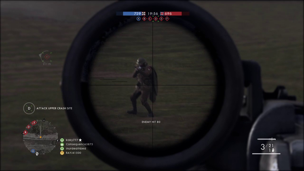Sniper kill on battlefield 1 Double team i think not