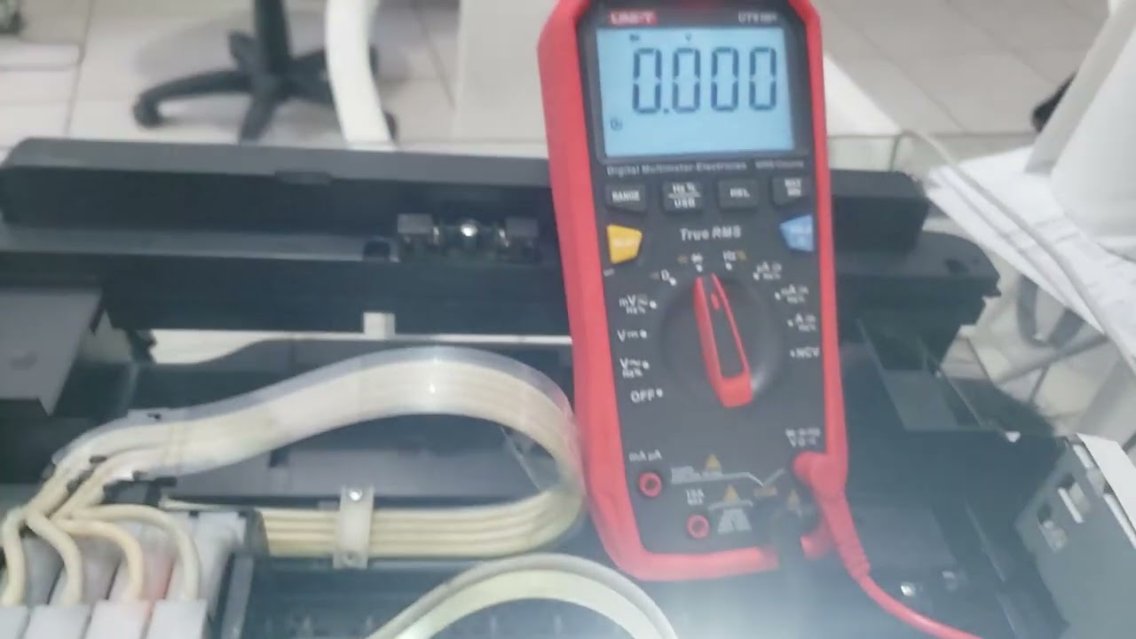 SABER SI EL CABEZAL EPSON L555. ESTA EN CORTO, EN MODO DIODO U OHMS.