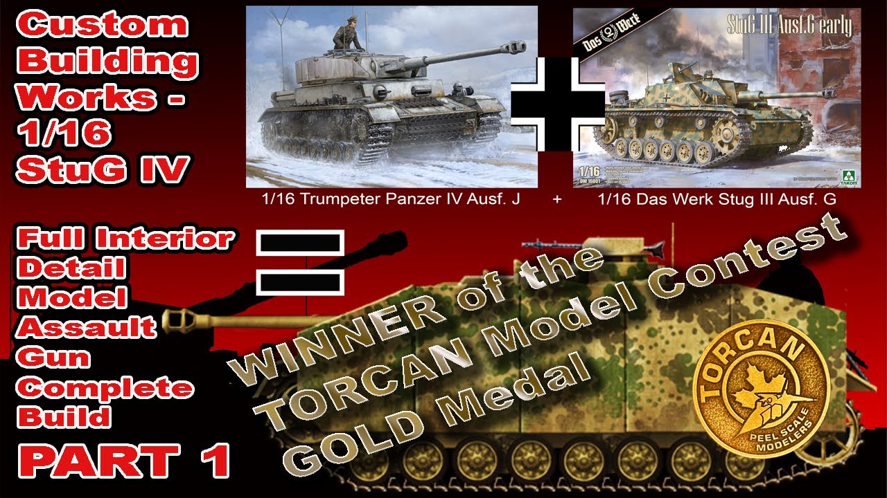 Full Interior 1/16 German Sturmgeschutz (StuG) IV Custom Building Works Part 1 Gold Medal