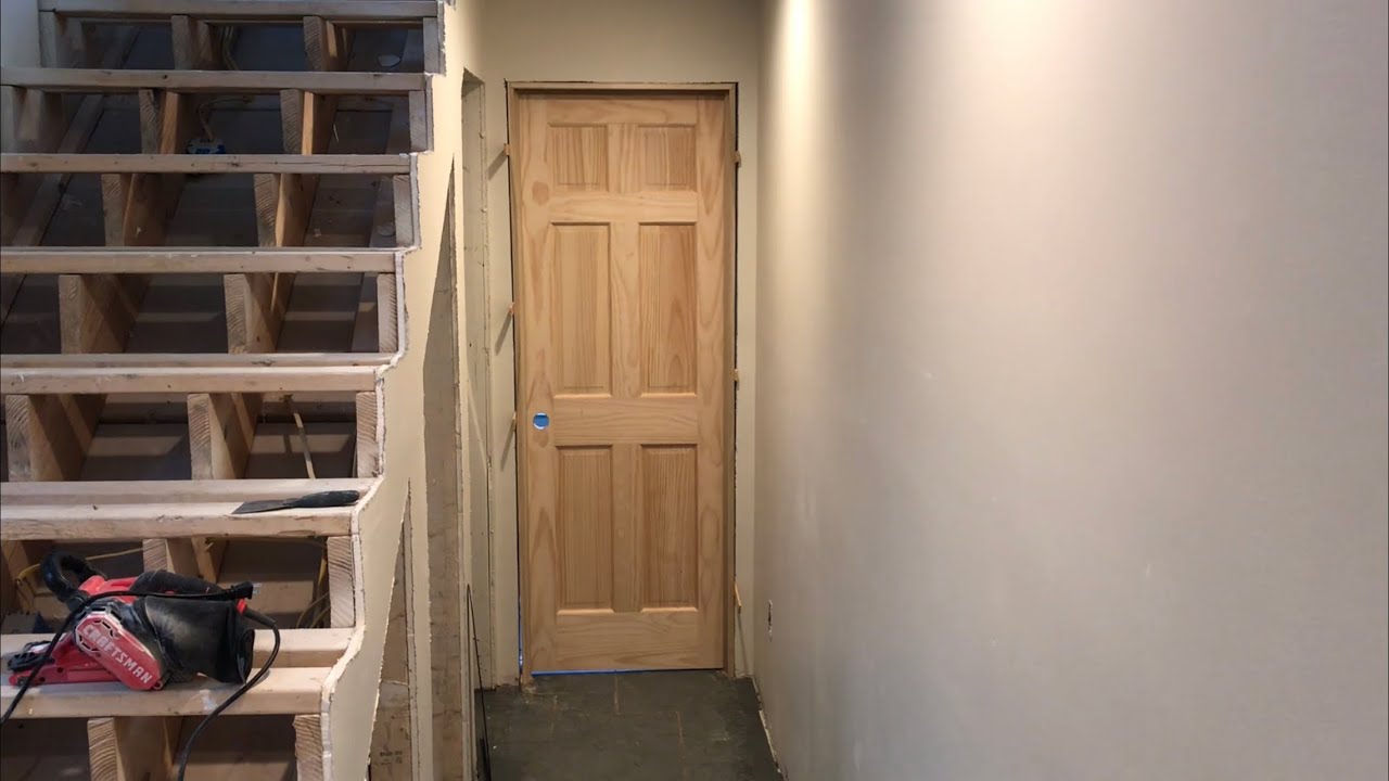Episode 182: Powder room door and trim installation!