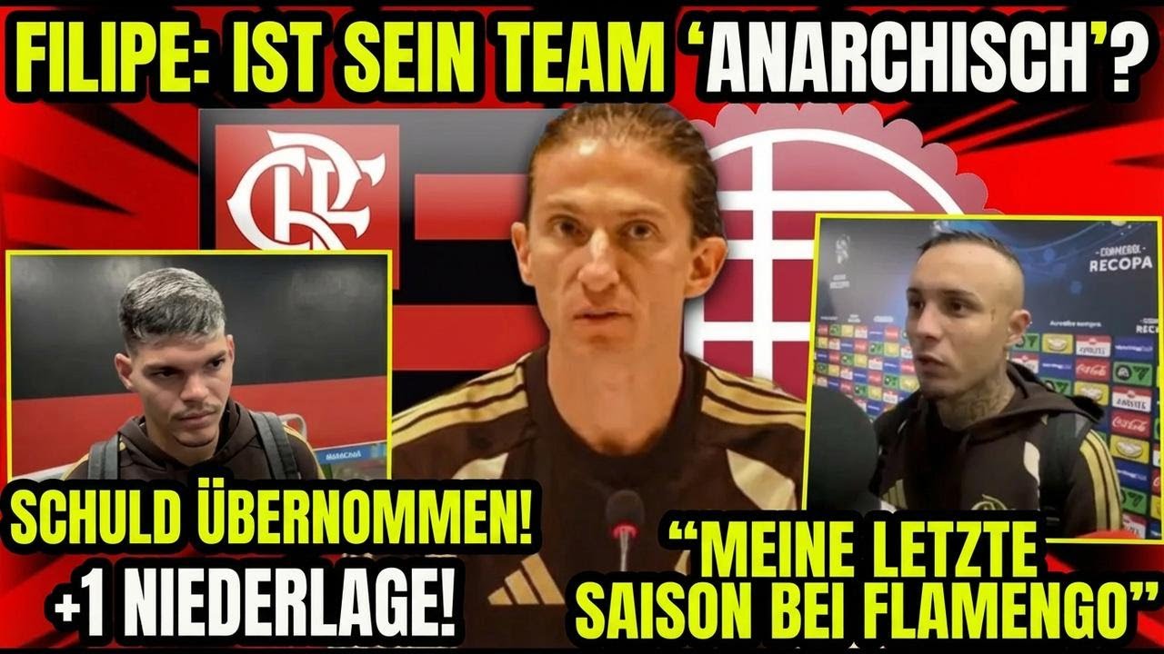 Filipe Luís spricht Klartext, Ayrton gibt Fehler zu, Cebolinha bindet sich bis 2026 an Flamengo!