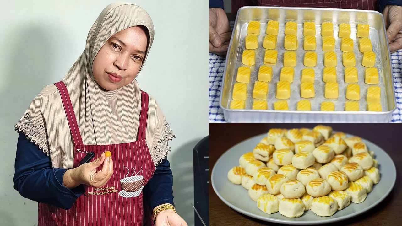 Kuih Tart Nenas Kiub inti homemade yang pastinya enak tak terkata.