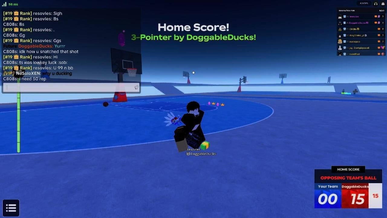 HITTING ARUA 3 IN ROBLOX HOOPZ BASKETBALL!!!