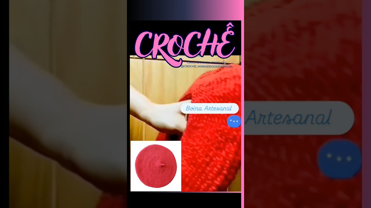 4962 Tutorial | Boina artesanal 