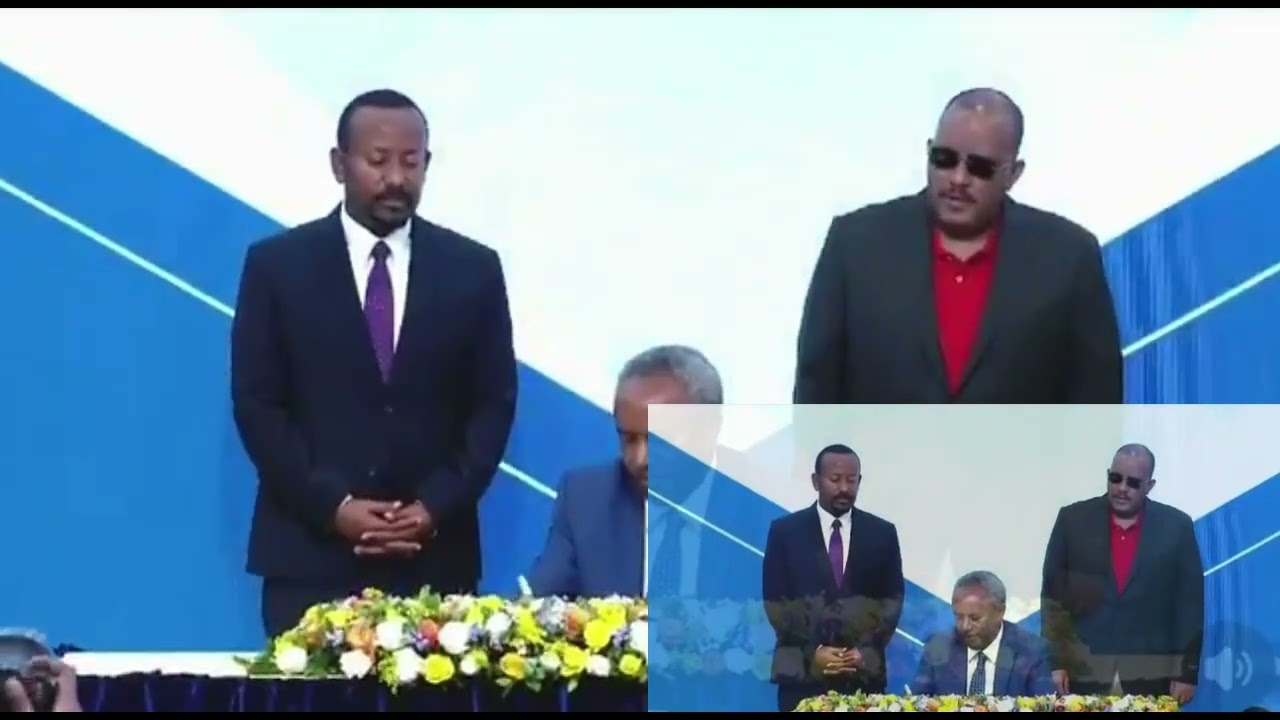 Lt. Gen. Tadesse Werede signing as he assume #Tigray region's interim presidency