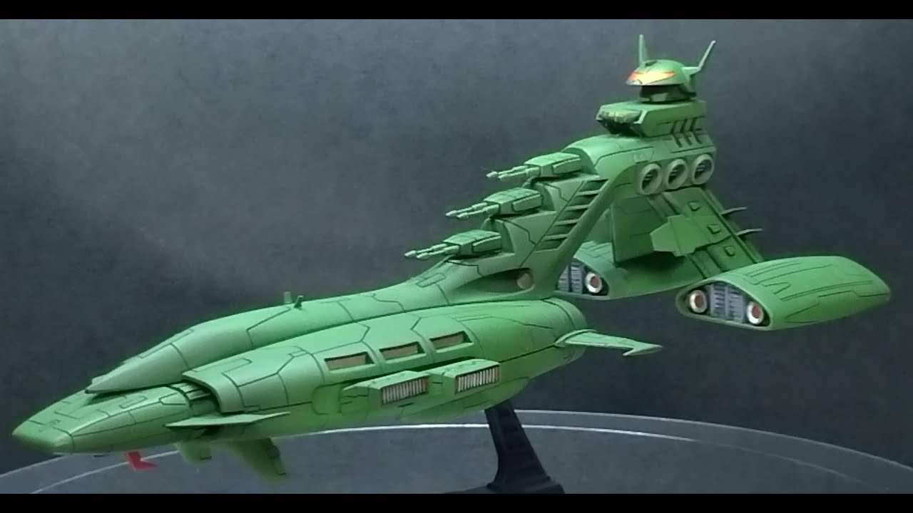 BANDAI 1/1200 SCALE ジオン軍 巡洋艦 シャア専用ムサイ（改） - 製作記録 -