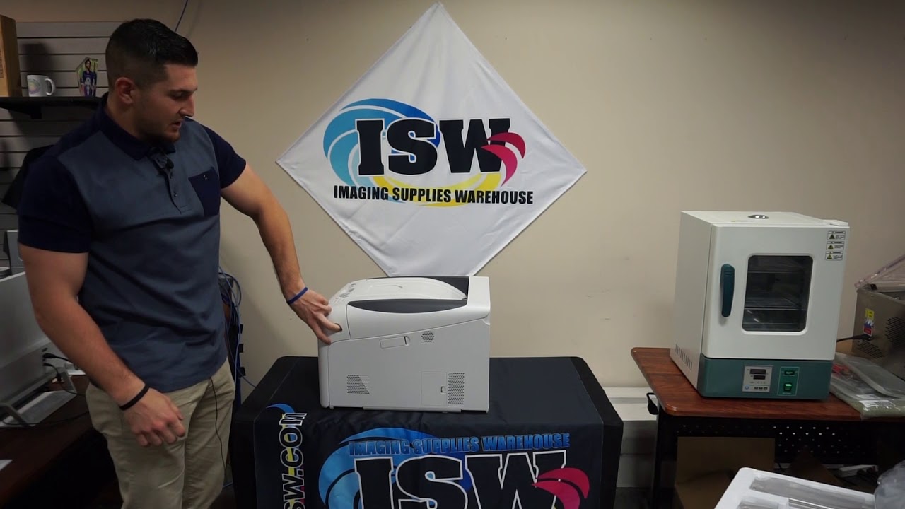 Unboxing the OKI Pro8432WT White Toner Laser Printer