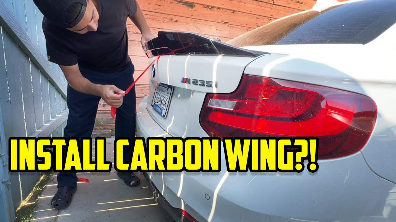 How To Install New Spoiler Wing?