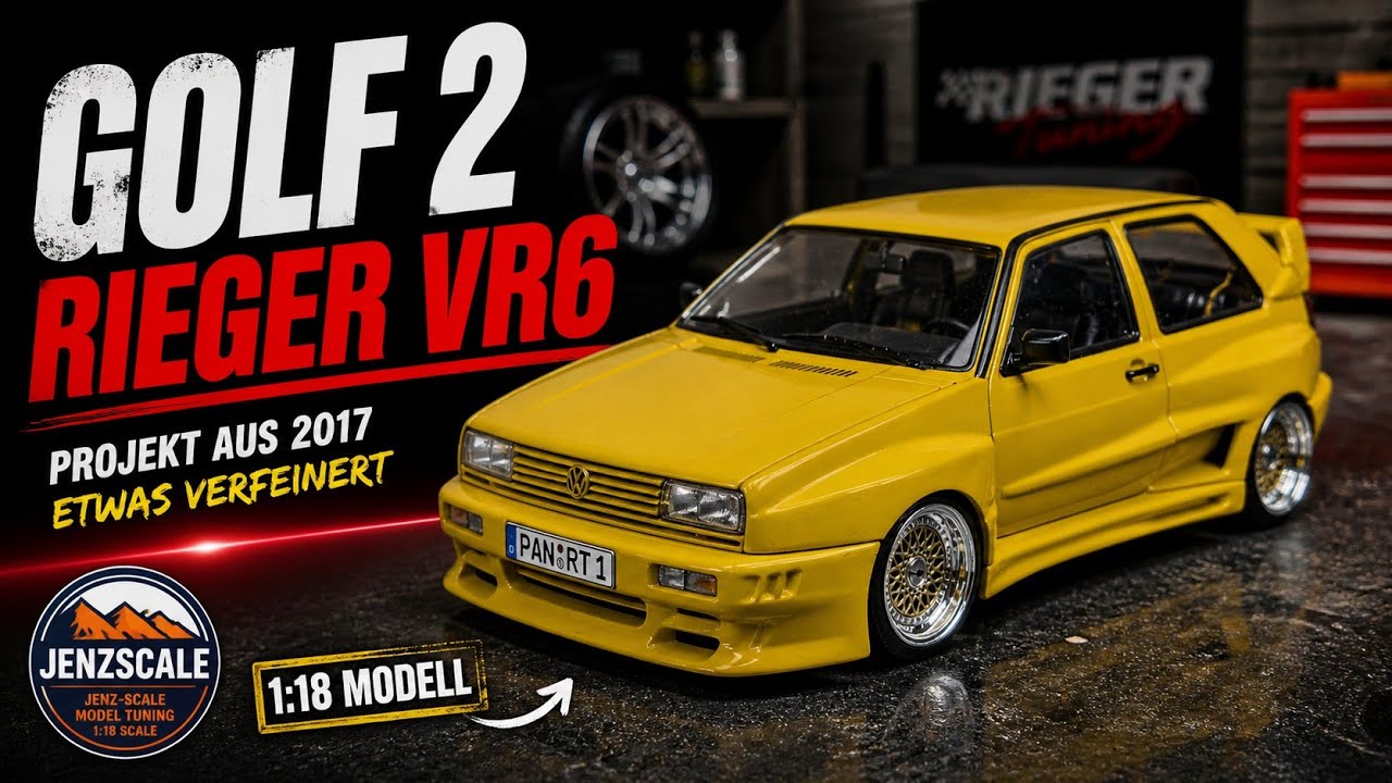 Golf 2 Rieger VR6 Projekt aus 2017 etwas verfeinert #diecast #tuning