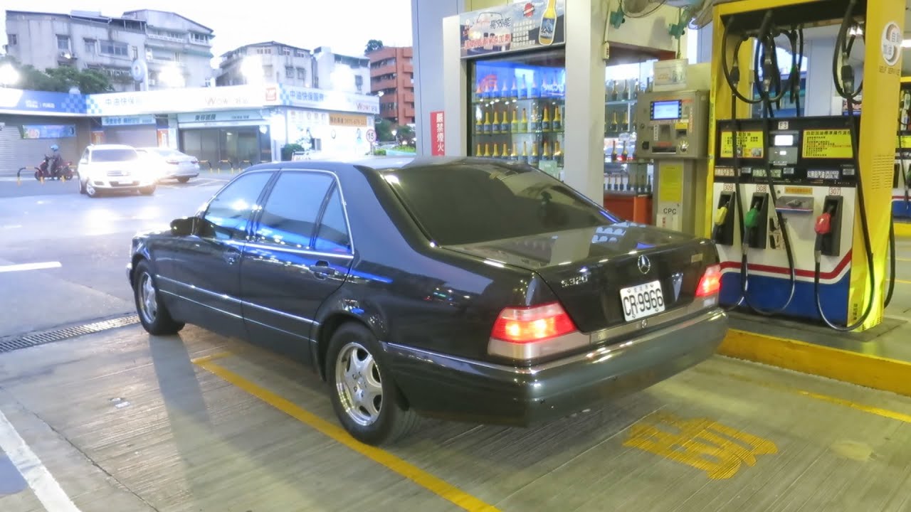 油箱加滿系列之猜猜看賓士 W140 S320 油箱加滿要幾公升 大水牛 100公升的眼淚 自助加油要加'兩次 2250 額度上限加不滿 MVI 7104