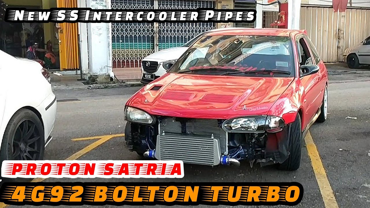 New SS Intercooler Pipes | PROTON SATRIA 4G92 BOLTON TURBO