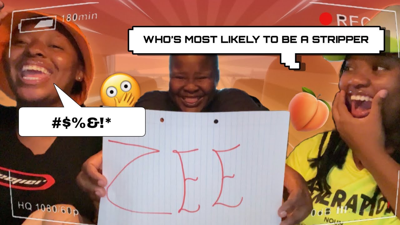 WHO’S MOST LIKELY TO 🔥🫣🔞with Bonita Gang | SOUTH AFRICAN YOUTUBERS🇿🇦