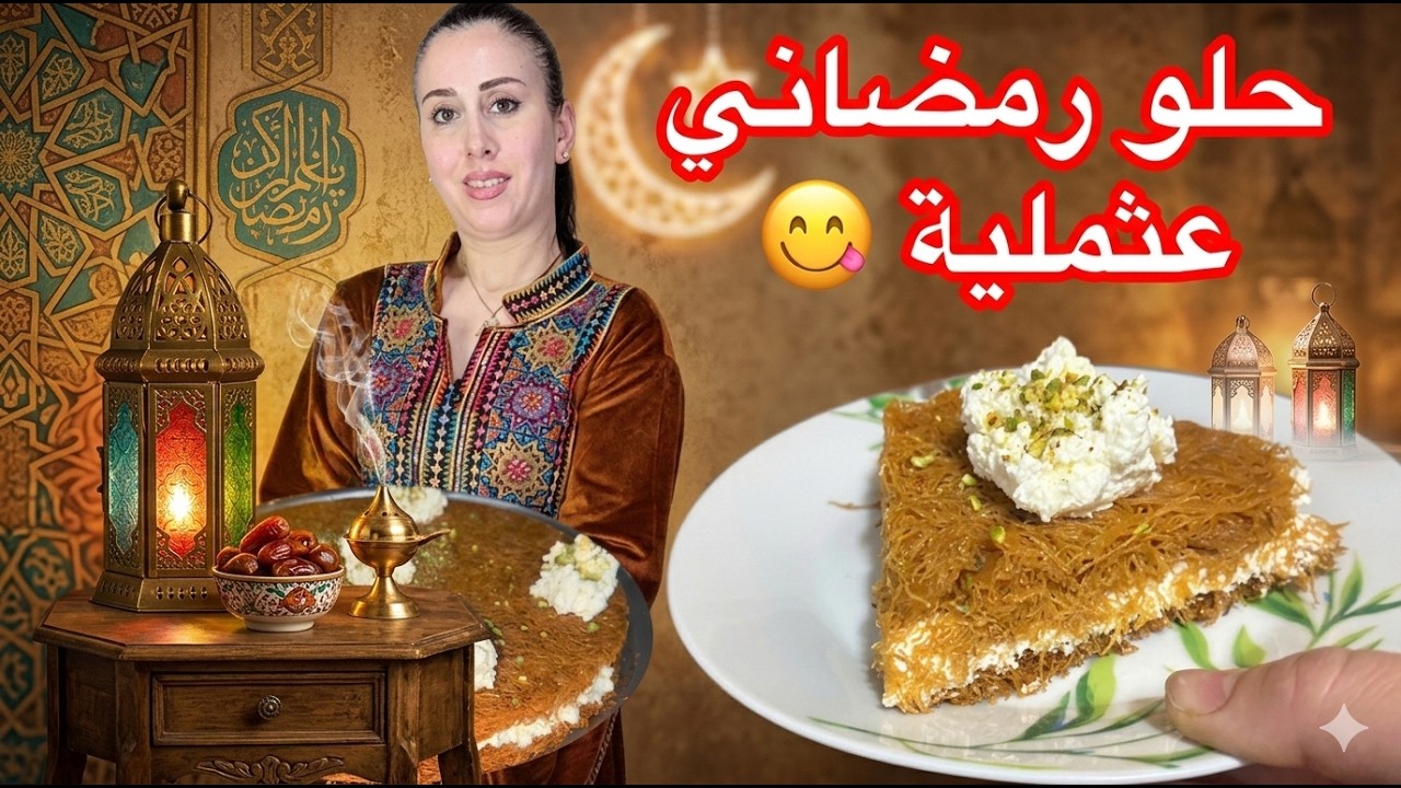 طريقة تحضير أطيب حلو رمضاني بصمة أو عثملية😋أنا عملت طبقة وعمر طبقة وخبروني مين طريقته صح🤣