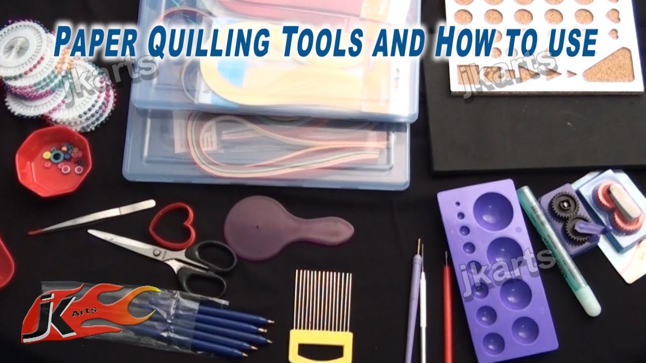 Paper Quilling Tools | How to use Quilling Tools | JK Arts 212