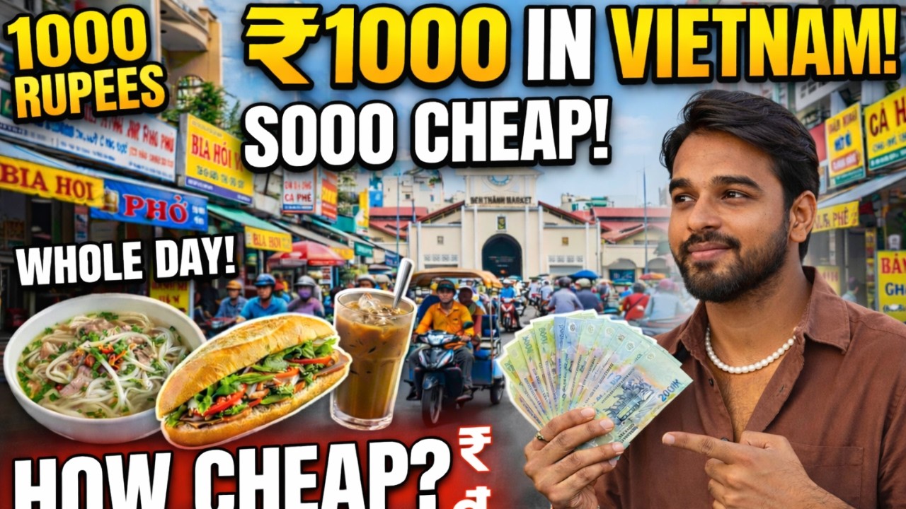 I Spent ₹1000 in Vietnam🇻🇳 – Is It Really That Cheap?