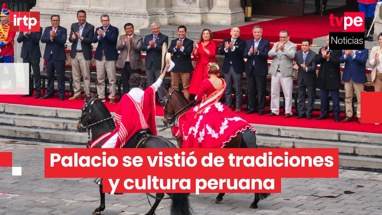 Palacio de Gobierno se vistió de tradiciones y cultura en ceremonia de relevo de la Guardia de Honor