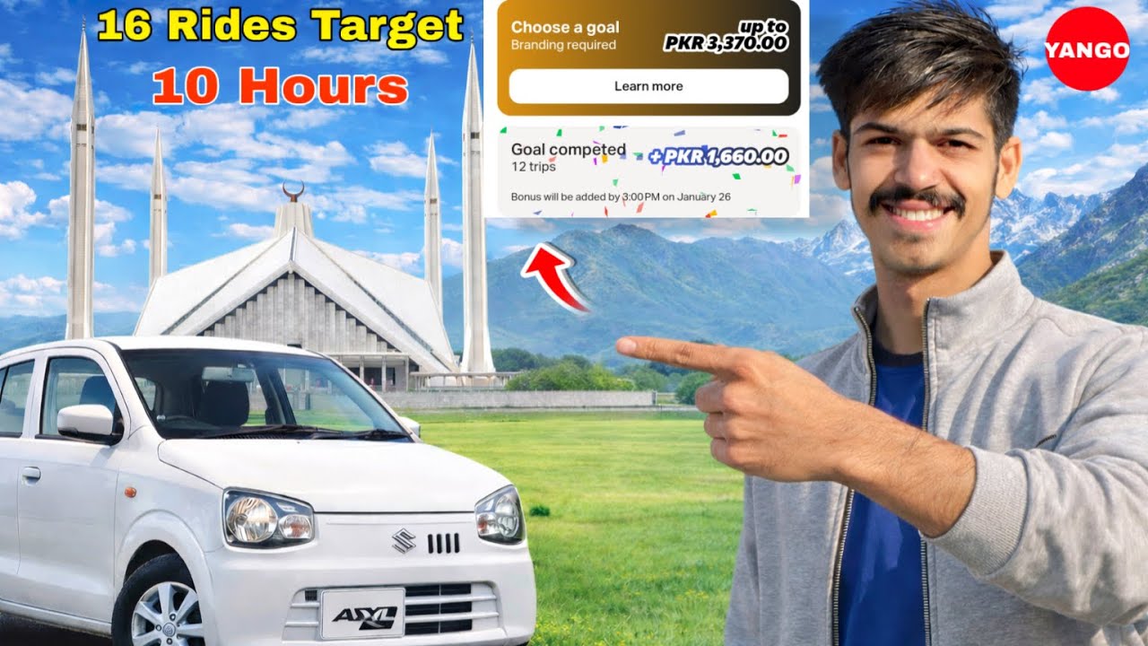 10 Ghantay Ki Mehnat | Sirf 16 Yango Rides | Yango Earning ✅ 