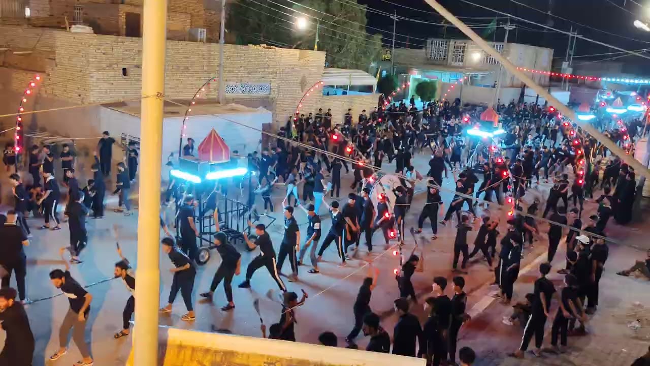 ملا عدنان ابو منتظر الفرطوسي موكب زنجيل الامام الرضا