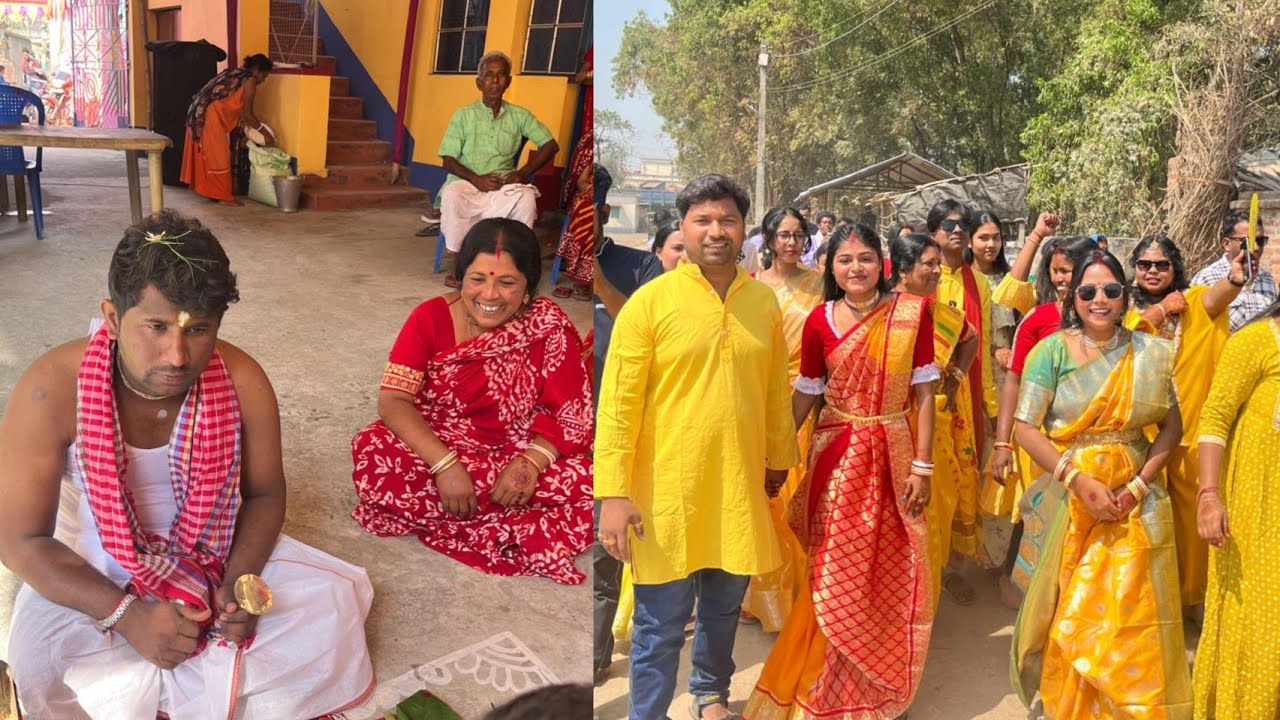 মামার বিয়ের আশীর্বাদ ও গায়ে হলুদে ভীষণ মজা করলাম |