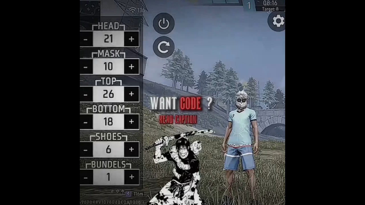 Freestyle Outfit Map Code 💀 #freefire #freestyle #viralshorts