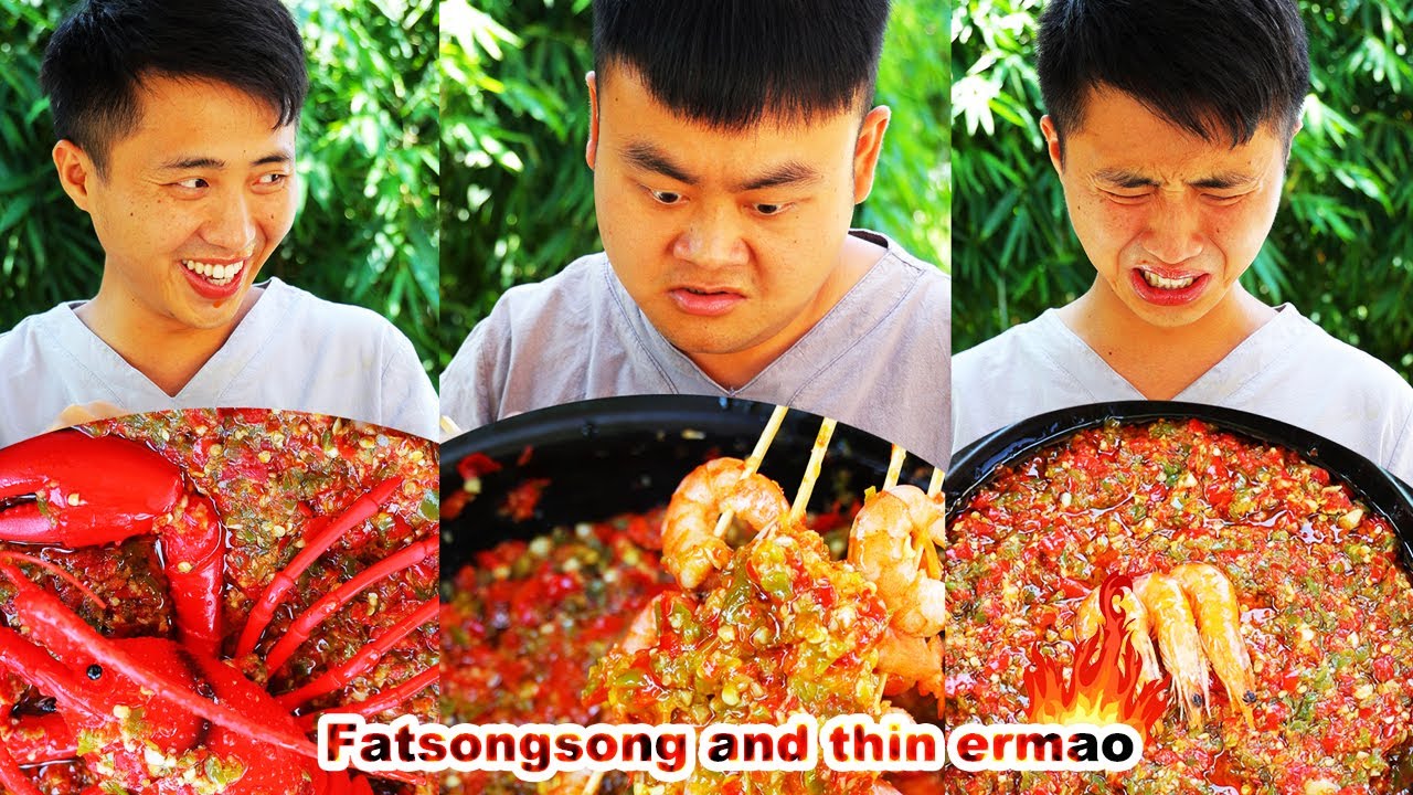 latest mukbang | chinese food | fat songsong and thin ermo | spicy food | ASMR MUKBANG