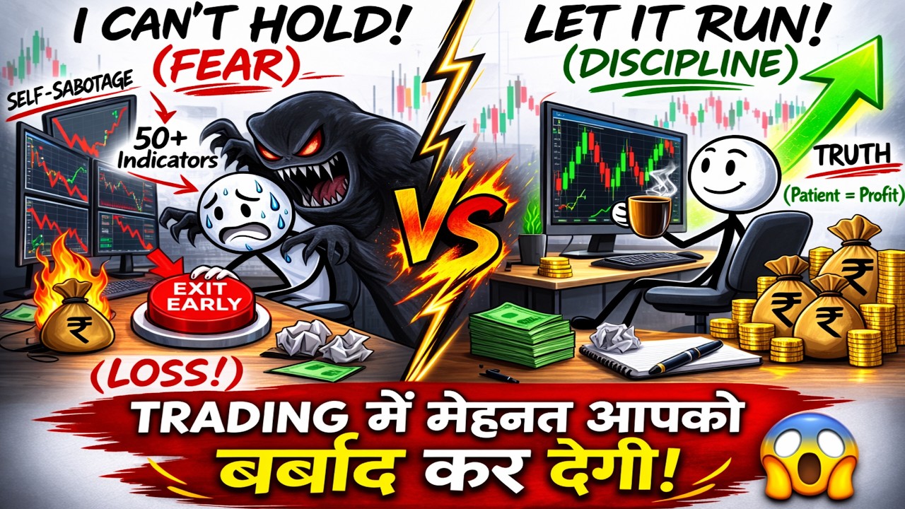 99% Traders का सबसे बड़ा भ्रम: Why Hustle Fails in Trading!