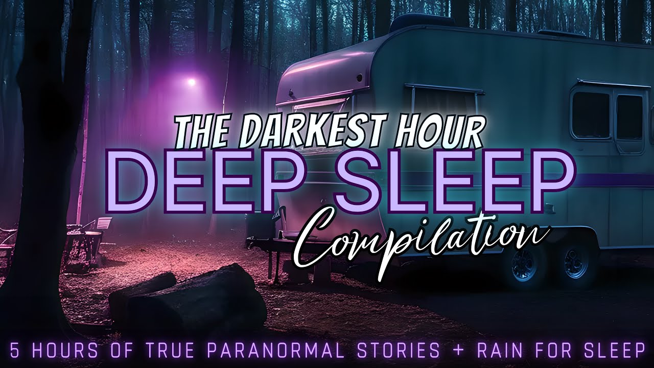 5 Hours of TRUE Scary Paranormal Stories + rain for sleep 😴 NO ADS, just stories & black screen 