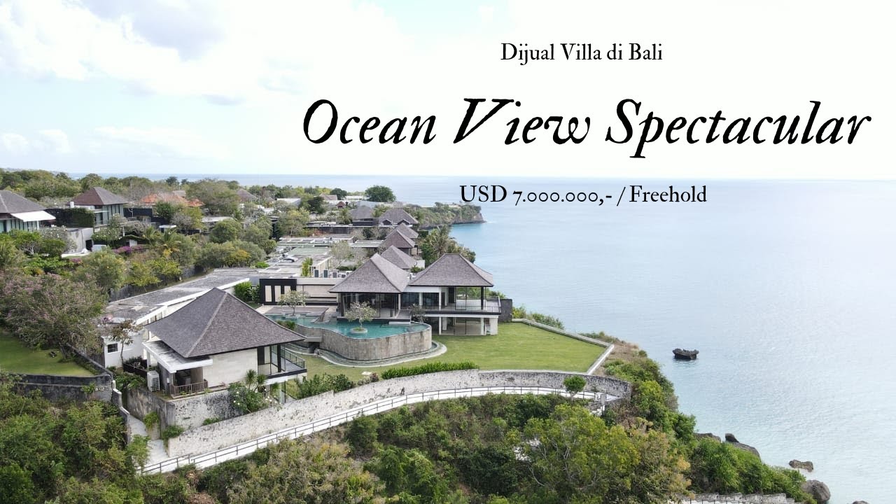 Dijual Villa Pinggir Pantai Balangan Jimbaran - VILLA TERBAIK DI BALI - Ocean View & Sunset View
