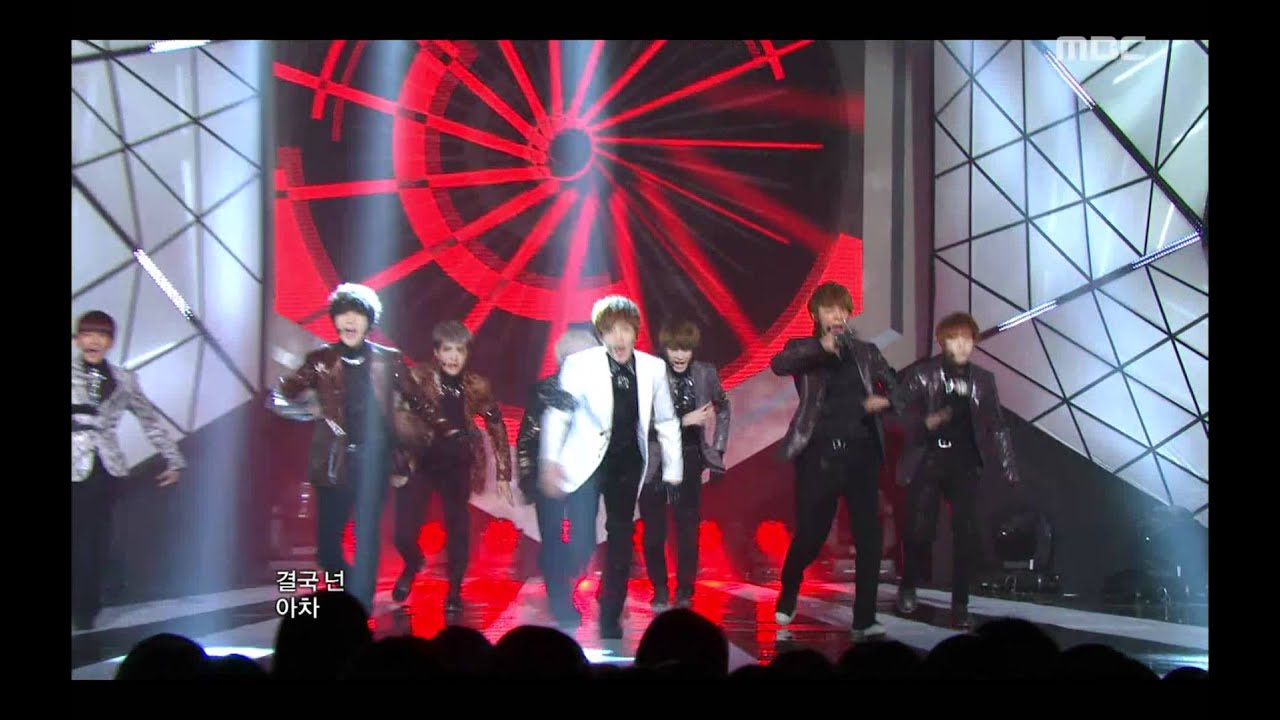 Super Junior - A-CHA, 슈퍼주니어 - 아차, Music Core 20110924
