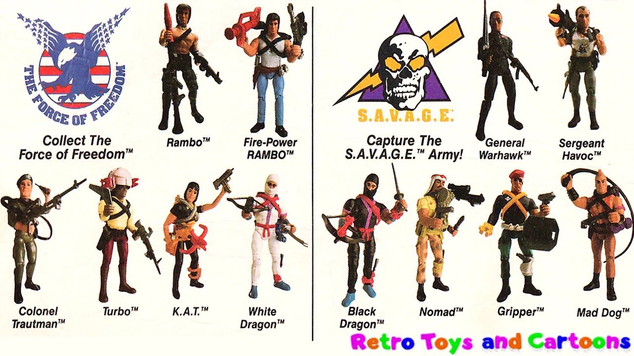 Rambo The Force of Freedom 1987 Coleco Toy Catalogue Retro Toys and Cartoons