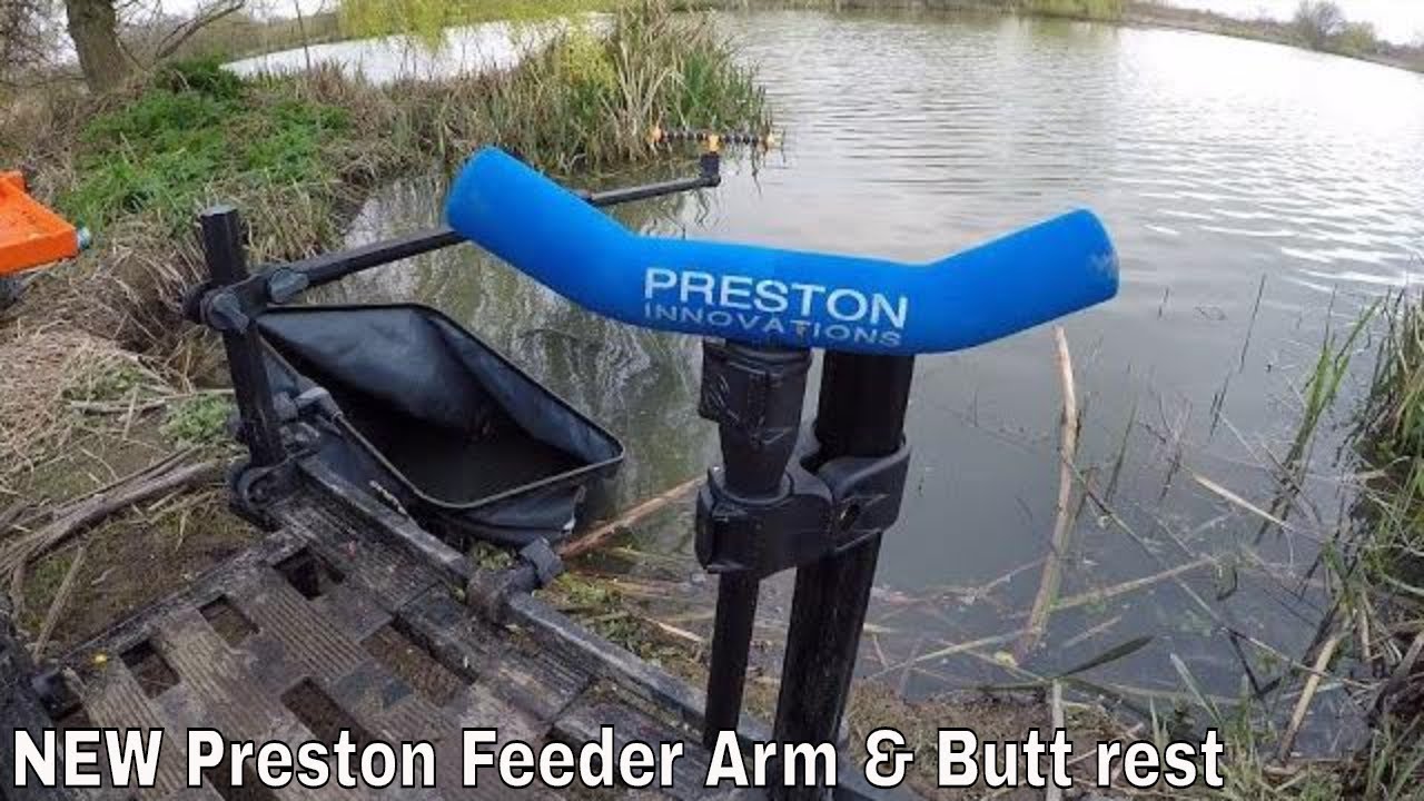 Preston Innovations Off Box Telescopic Feeder Arm and butt rest.