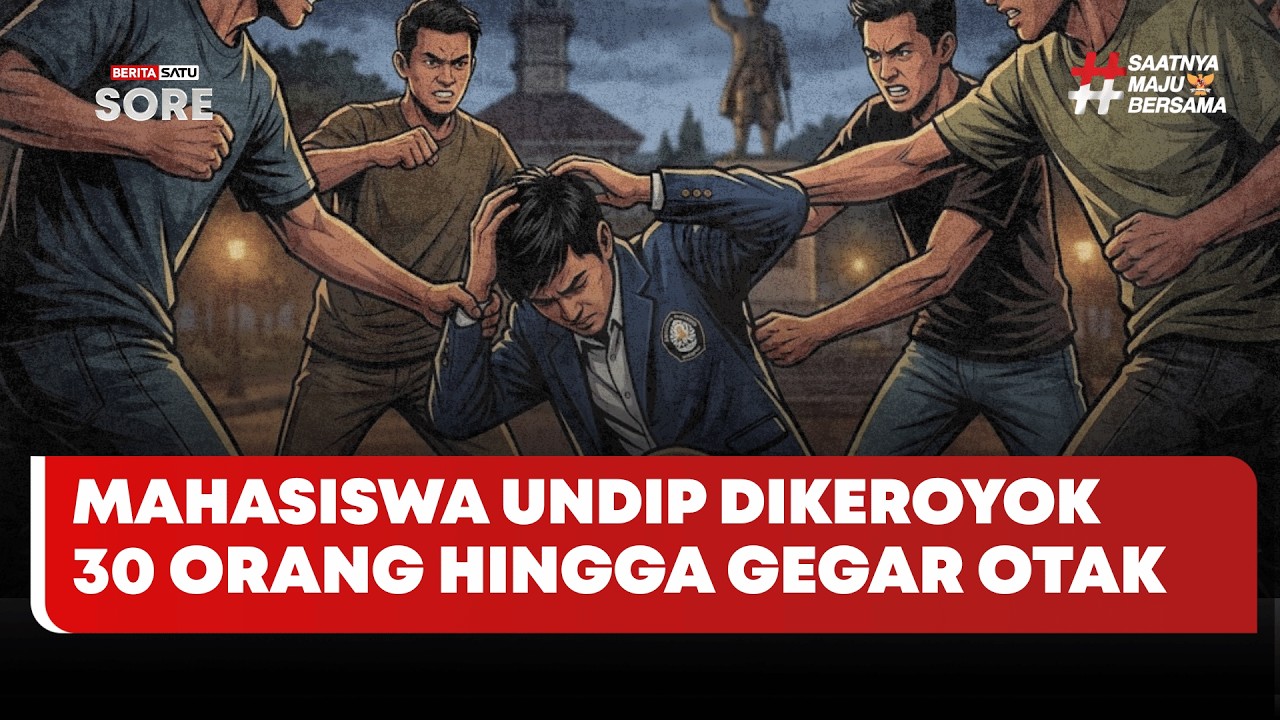 🔴 LIVE | Mahasiswa UNDIP Dikeroyok 30 Orang Hingga Gegar Otak - Beritasatu Sore