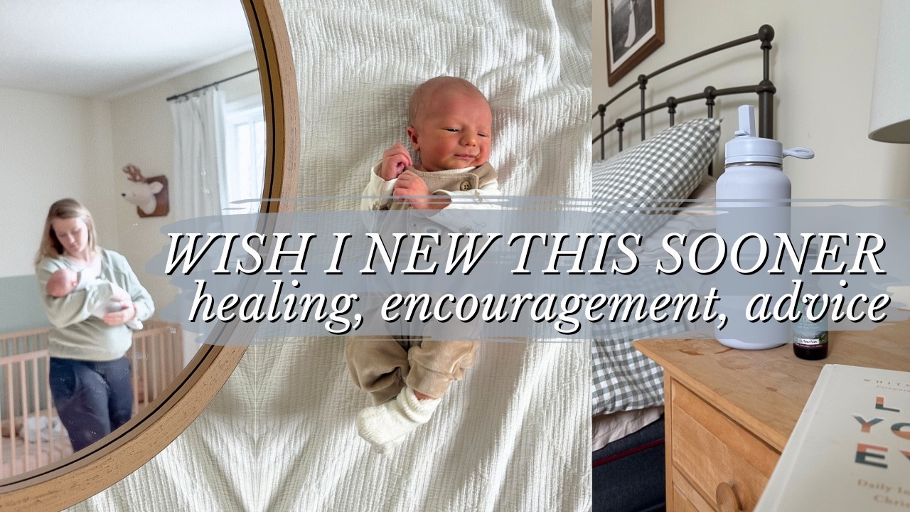 Postpartum Recovery Tips I Wish I Knew as a First-Time Mom | Honest Advice for New & Expecting Moms