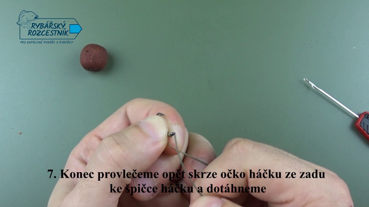 Bezuzlové vázání z potahované šňůry