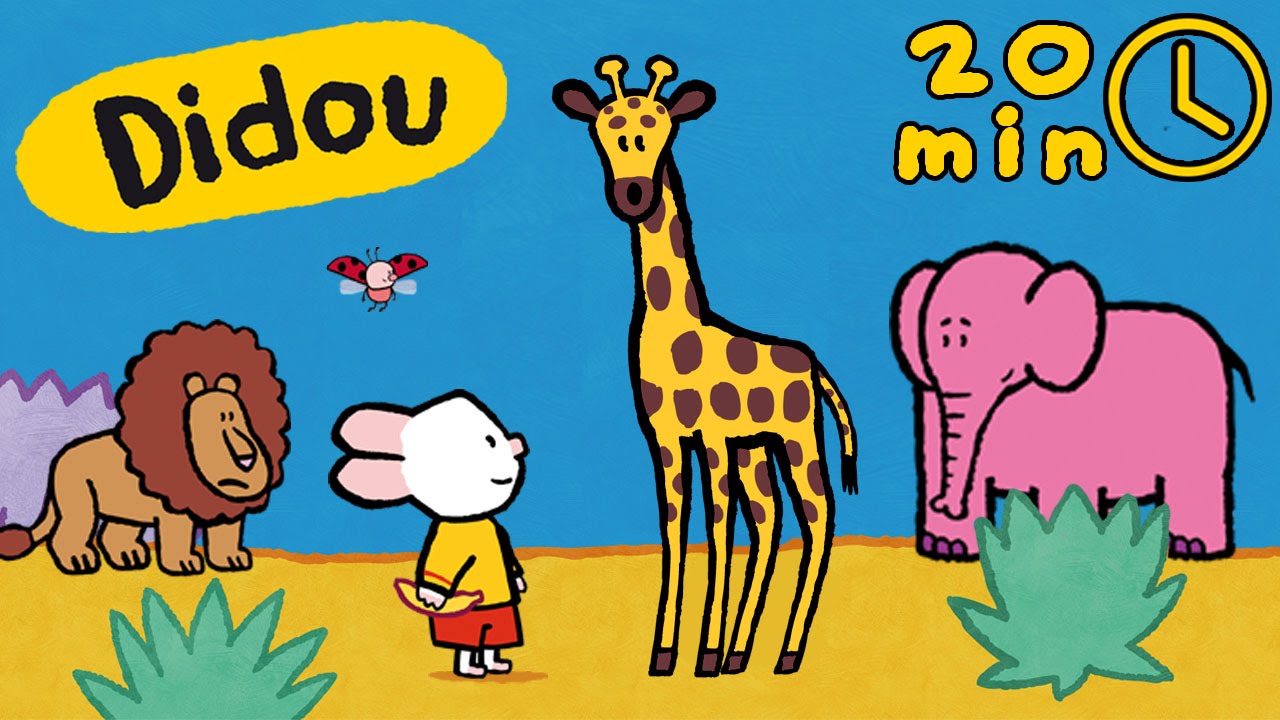 Didou, dessine-moi les animaux d'Afrique | Compilation | Dessins animés pour les enfants