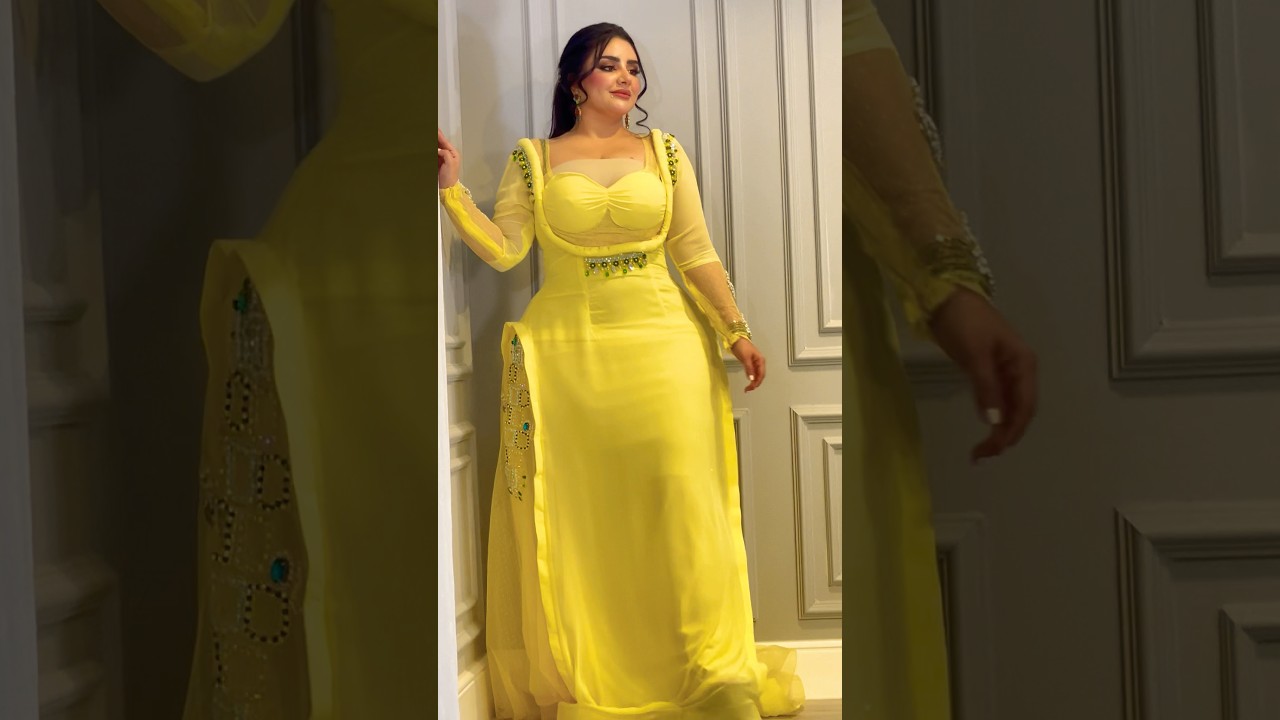 Dubai Princesses Shiekha in New Lemon Dress #shorts