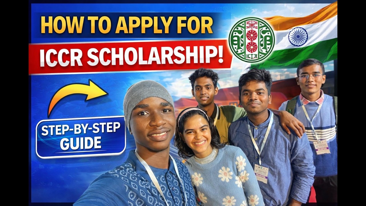 ICCR Scholarship 2026 FULL GUIDE 🎓 | Study in India for FREE! (Step-by-Step Application Process)