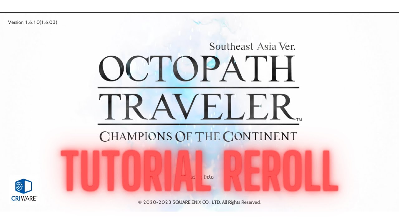 CARA REROLL CEPAT OCTOPATH TRAVELER COTC SEA TANPA MAIN QUEST !!!
